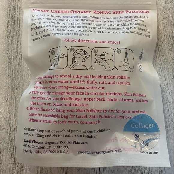 NWT Sweet Cheeks Organic Polisher - Lavender - Picture 4 of 5